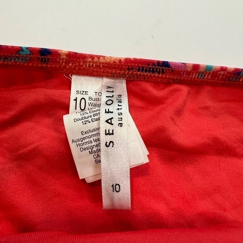 NWOT Seafolly Bottoms Bikini Aztec Multicolored Swim